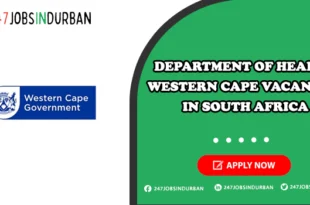 Department Of Health Western Cape Vacancies