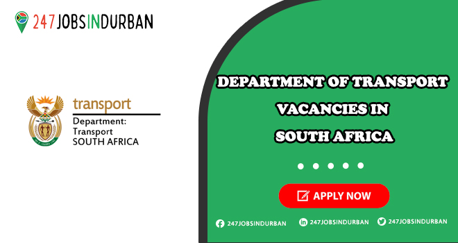 Department Of Transport Vacancies