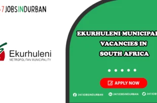 Ekurhuleni Municipality Vacancies