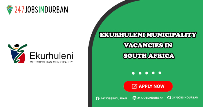 Ekurhuleni Municipality Vacancies