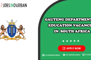 Gauteng Department Of Education Vacancies