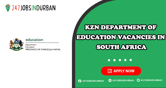 KZN Department Of Education Vacancies