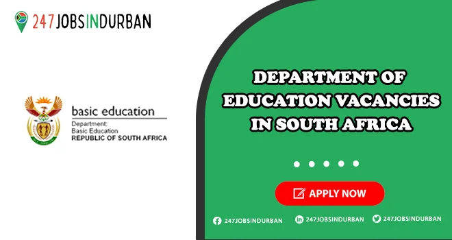 Department Of Education Vacancies