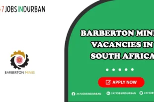 Barberton Mines Vacancies