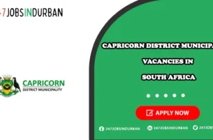 Capricorn District Municipality Vacancies