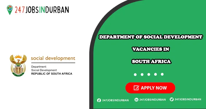 Department Of Social Development Vacancies