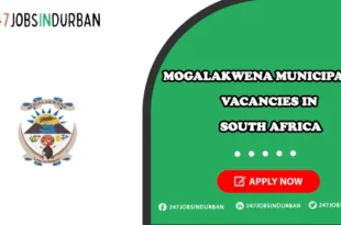 Mogalakwena Municipality Vacancies