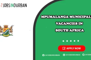 Mpumalanga Municipality Vacancies