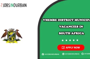 Vhembe District Municipality Vacancies