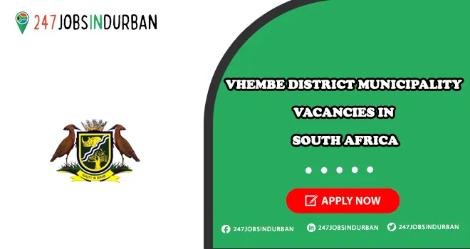 Vhembe District Municipality Vacancies